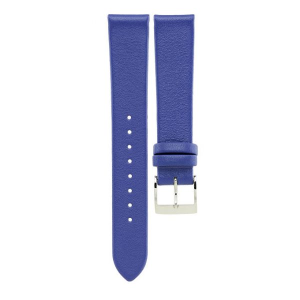 Max Bill Uhrenarmband blau | 17mm | Leder | Junghans
